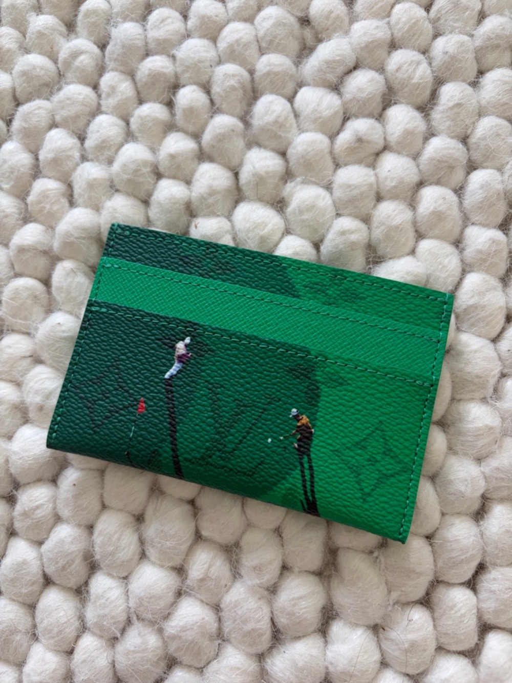 New - Authentic Louis Vuitton Golf Double Card Holder - Picture 2 of 5